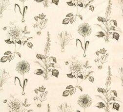 Roseraie Charcoal Tkanina